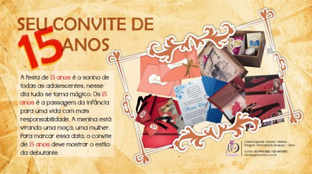Serviços: Identidade Visual Festas 15 Anos